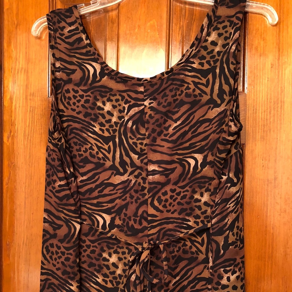 Fitting Image Dress Leopard Print Size 20w - image 4